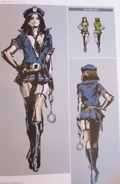 RE6 Helena EX costumes concept art