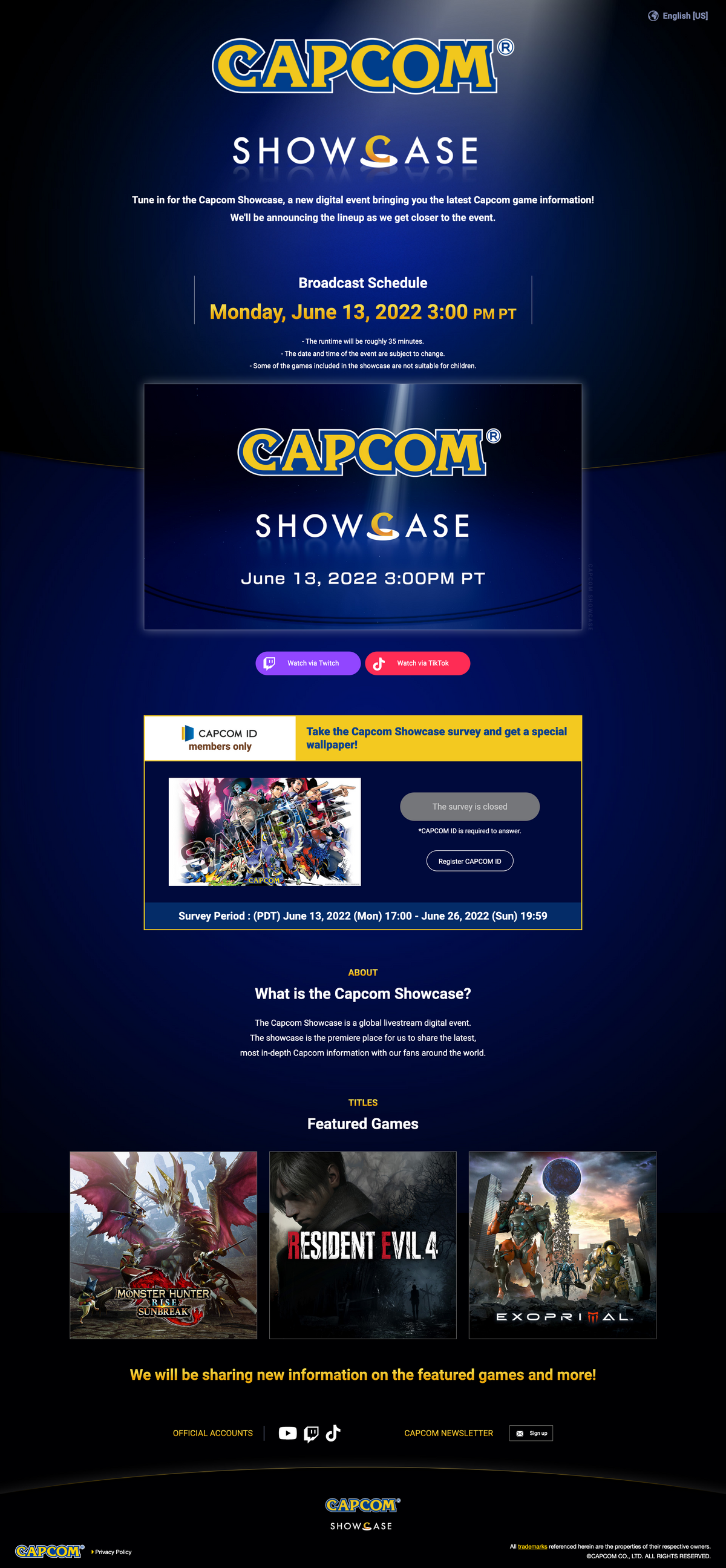 Capcom Showcase