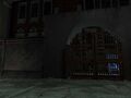 Pas de barricade devant le commissariat.