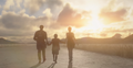 Leon, Claire, & Sherry in the Sunrise