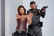 Claire and Chris Redfield