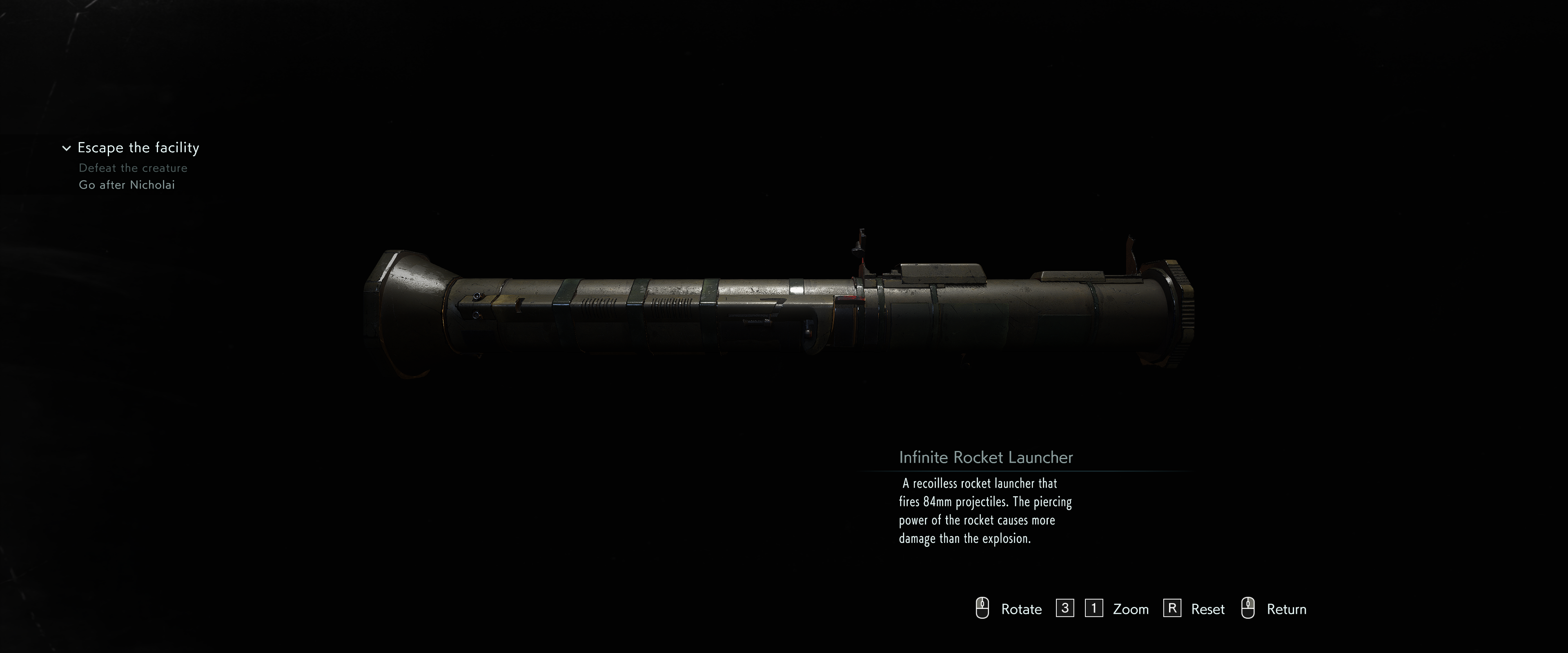 Infinite Rocket Launcher Re3 Remake Resident Evil Wiki Fandom