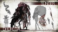 Durga concept art as viewed in Resident Evil: Revelations 2.