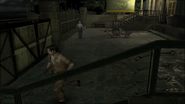 Zombie Hyenas only appear in the "wild things" stage of Resident Evil Outbreak File #2.