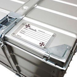 BIOHAZARD Umbrella Aluminium Container | Resident Evil Wiki