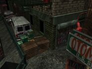 A van can be found on the Boutique road in Resident Evil 3: Nemesis.