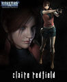 Claire's picture and full body image during the Raccoon City outbreak in Resident Evil: the Darkside Chronicles.