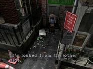 Resident Evil 3 Nemesis screenshot - Uptown - Boulevard examine 08.png (100 KB)