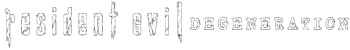 Resident Evil degeneration logo