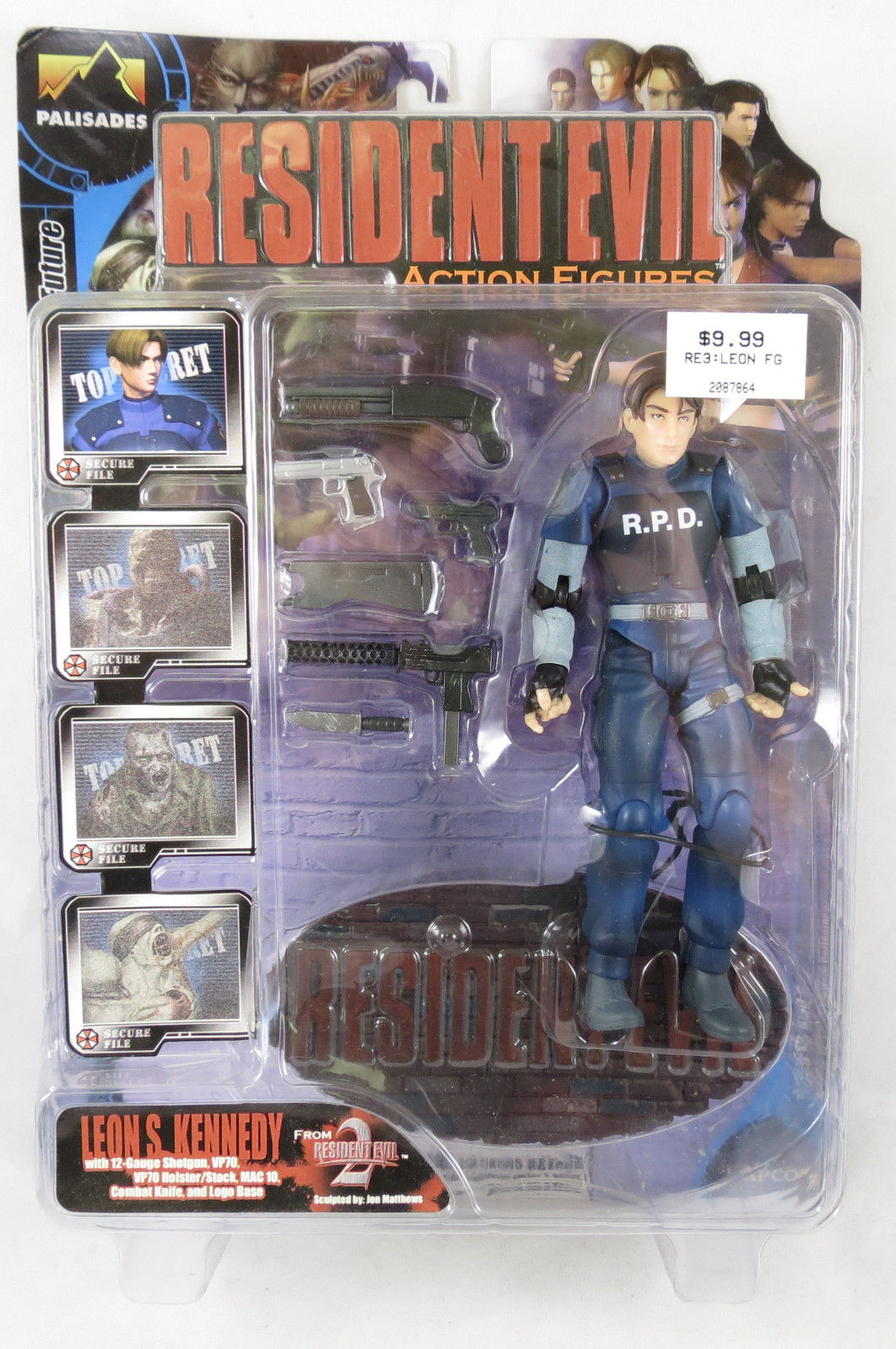 Mr. X, Palisades, Resident Evil Action Figures Series 2, Brand New  Biohazard