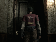 Chris wearing the design in the remake.