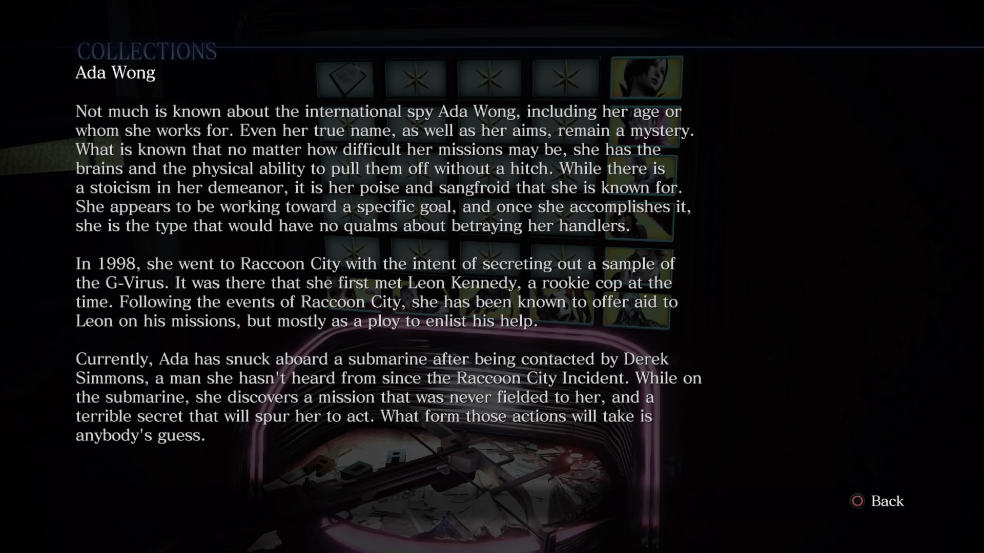 IGN - Dataminer Gosetsu discovered a folder labeled _anotherorder, which  was the name of the original Resident Evil 4's extra mode in Japan starring  Ada Wong. In the west, it was called