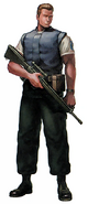 Artwork from the unreleased Nintendo 64 version of Resident Evil 0.