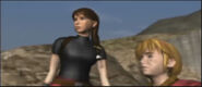 RE2 Claire and Sherry in the Ending