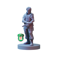 Enrico's miniature in Resident Evil: The Board Game.