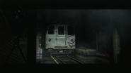 A cutscene where the train loses power.