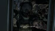 BSAA operator sacrificing himself