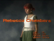 Rebecca, as seen in the "Cast" portion of live-action intro.