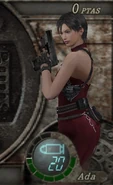 Ada holding the Punisher in Resident Evil 4