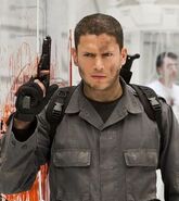 Chris Refield in Resident Evil: Afterlife.