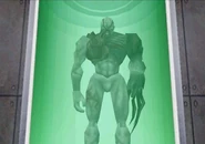 Le Tyrant tel qu'il apparaît dans Resident Evil (1996).