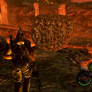 Volcano Resident Evil Wiki Fandom If you're doing this right, then wesker will still be pretty far from chris by the time the boulder is down. volcano resident evil wiki fandom