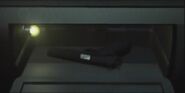 The Hand Gun as it appears rendered in the cutscene