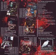 Ten Years of Resident Evil The Official Soundtrack Manual 2