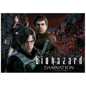 バイオハザード　ダムネーション　B1サイズ　ポスター　当時品　ゲーム 激レア 当時物 劇場版 映画バイオハザード ダムネーション