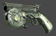 The model of the hookshot (textured) from RE6