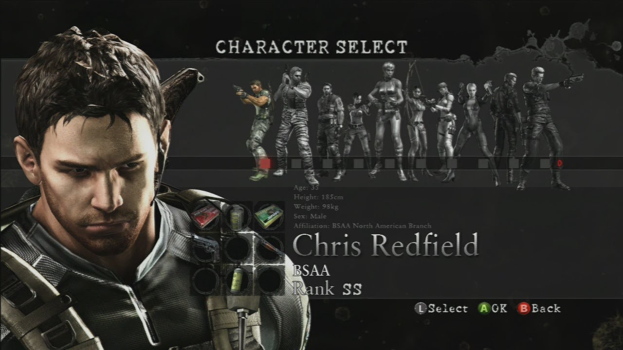 You can now play as Chris Redfield and Jill Valentine in Resident Evil 2  Remake