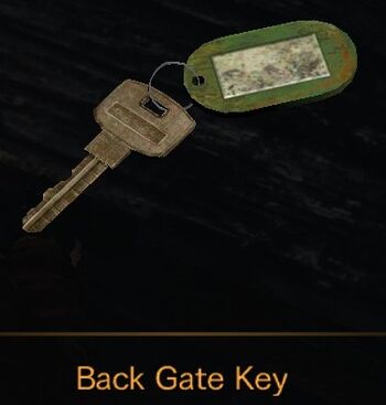 Back Gate Key