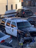 A RPD van (#116) parked behind Emmy's.