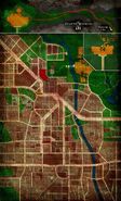 Карта из официальной браузерной игры Raccoon City Re-Contagion