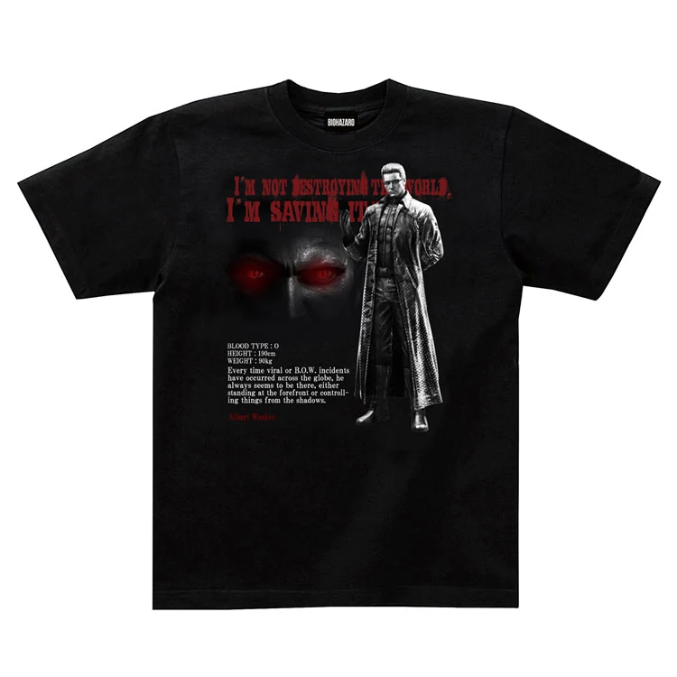 BIOHAZARD 5 キャラクター Tシャツ アルバート・ウェスカー XL BIOHAZARD T-shirt Albert Wesker | Resident Evil Wiki | Fandom
