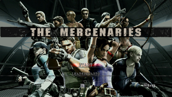 Re5 mercenaries main screen