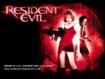 Alice & Rain on a Resident Evil poster.