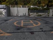 El helipuerto en Resident Evil