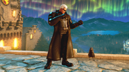 Urien with Wesker's costume in Street Fighter V.