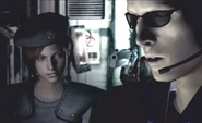 Jill ertappt Wesker