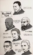 Resident Evil Village - Hound Wolf Squad team art