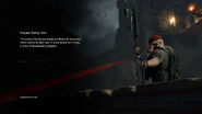 Krauser loading screen.