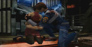 RE2 (1998) - Leon and Ada kiss