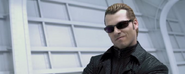 Wesker fights with Chris.