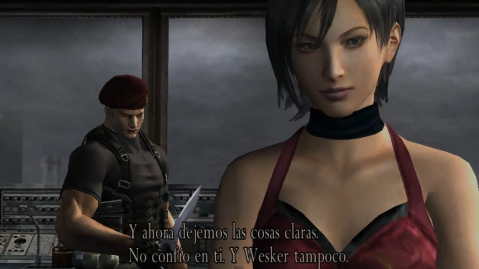 RESIDENT EVIL 4 DUELO DE MACHO KRAUSER VS WESKER 