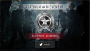 The image displayed on the site when the user gains a platinum medal