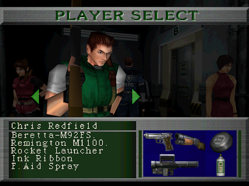 Resident Evil Ada Wong Ivy Claire Redfield & Zombie E Chris