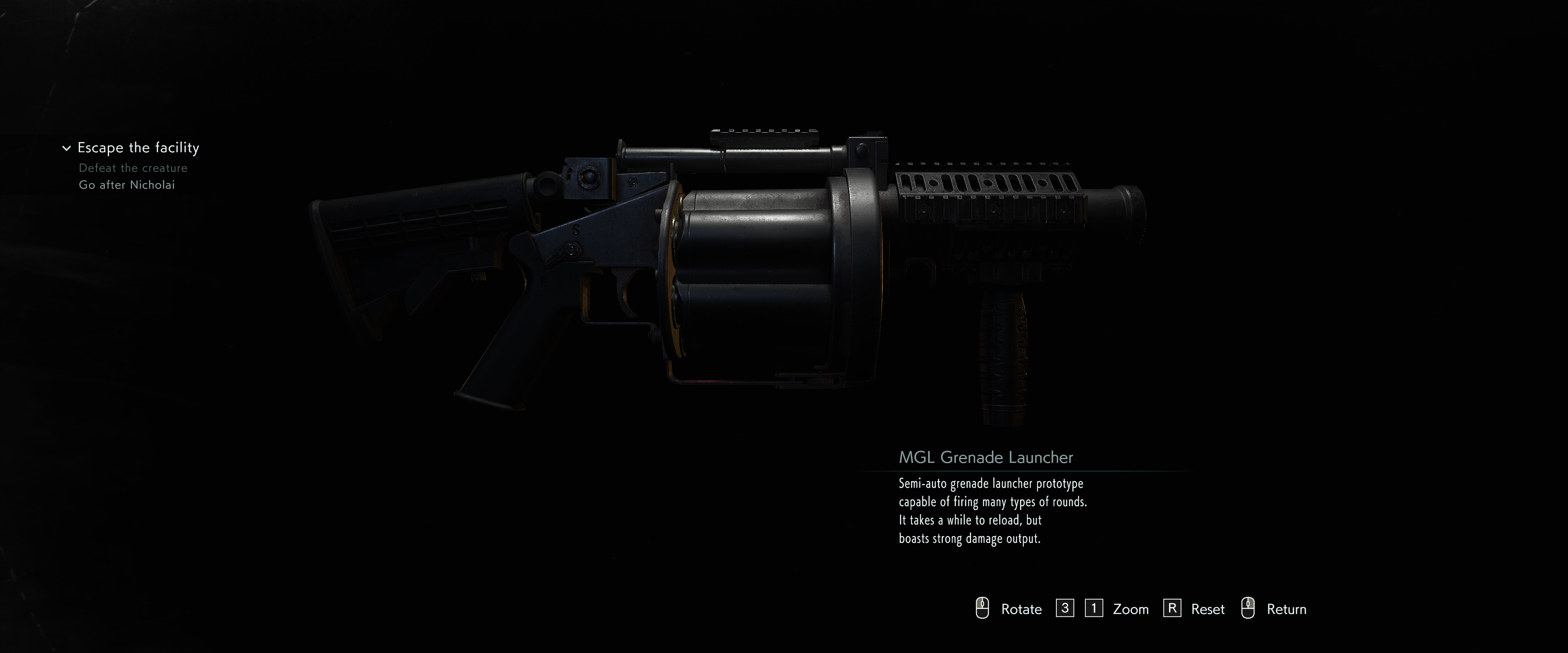 Mgl Grenade Launcher Resident Evil Wiki Fandom