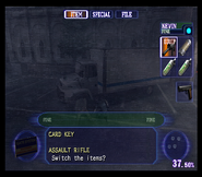 Resident Evil Outbreak - Decisions, Decisions Back square Card Key location