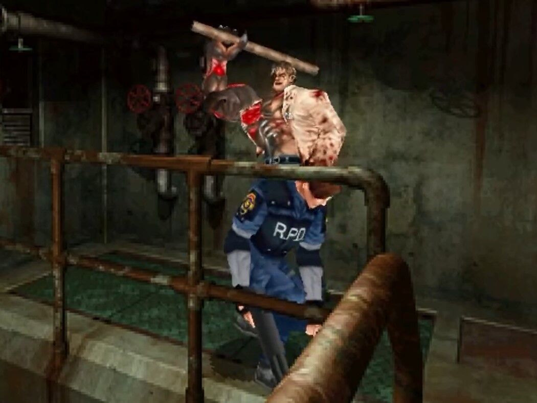 N64 Resident Evil 2 enemy's and character not showing up. Does